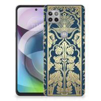 Motorola Moto G 5G | TPU Case | Beige Flowers