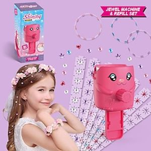 Nieuwe kinderen nagelboormachine meisje make-up haar spelen thuis sticker boormachine speelgoed Lightinthebox