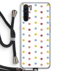 Bollen: Oppo A91 Transparant Hoesje met koord
