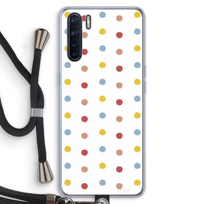 Bollen: Oppo A91 Transparant Hoesje met koord