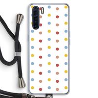 Bollen: Oppo A91 Transparant Hoesje met koord