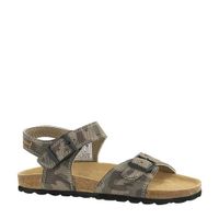 Vty sandalen met camouflageprint kaki - thumbnail