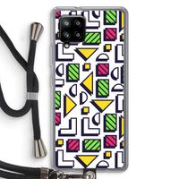 8-bit N°4: Samsung Galaxy A42 5G Transparant Hoesje met koord