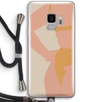 Bikini body: Samsung Galaxy S9 Transparant Hoesje met koord