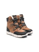Geox Kids bottines à lacets - Marron