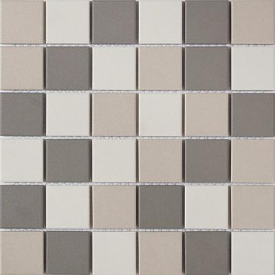 Mozaïek tegels Dover Mix Light 5x5 Anti-slip 30,6x30,6 - Vierkant Wand en vloer Ongeglazuurd porseleinen steengoed