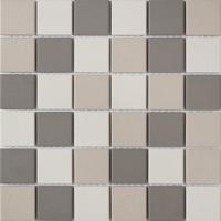 Mozaïek tegels Dover Mix Light 5x5 Anti-slip 30,6x30,6 - Vierkant Wand en vloer Ongeglazuurd porseleinen steengoed