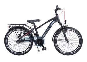 Aldo 20 inch peak 2.0 fiets alu mat zwart/rood