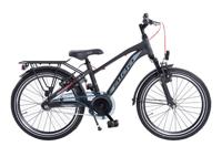 Aldo 20 inch peak 2.0 fiets alu mat zwart/rood