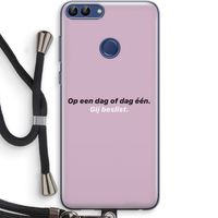 gij beslist: Huawei P Smart (2018) Transparant Hoesje met koord