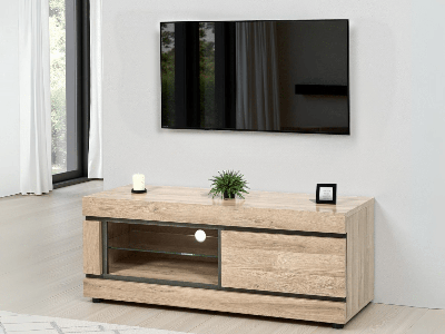 TV-meubel MARNOIX 1 lade franse eik