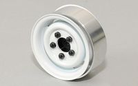 RC4WD 1.55 Landies Vintage Stamped Steel Beadlock Wheels (White) (Z-W0076) - thumbnail