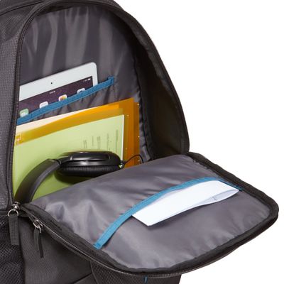 Case Logic Prevailer PREV-217 Black/Midnight rugzak Zwart Polyester Case Logic Prevailer PREV-217 Black/Midnight rugzak Zwart Polyester