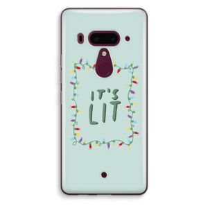 It's Lit: HTC U12+ Transparant Hoesje