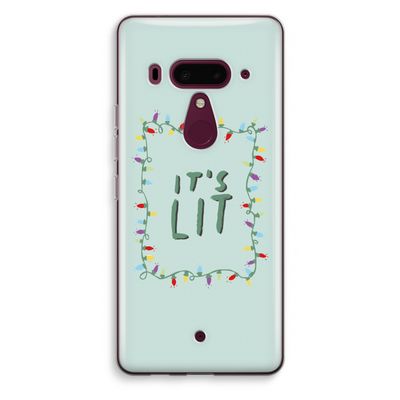 It's Lit: HTC U12+ Transparant Hoesje