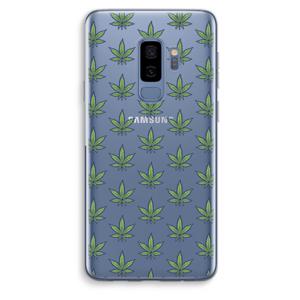 Weed: Samsung Galaxy S9 Plus Transparant Hoesje