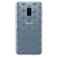 Weed: Samsung Galaxy S9 Plus Transparant Hoesje