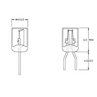 Barthelme 21619501 Speciale gloeilamp Helder T1 1/4 WT 19 V 50 mA 1 set(s)