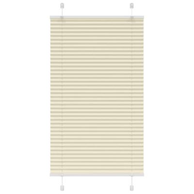 Pliss rolgordijn 75x100 cm stofbreedte 74,4 cm polyester crme