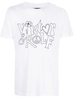 Viktor & Rolf t-shirt en coton mélangé à logo imprimé - Blanc - thumbnail