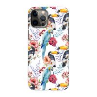 Bloemen tukan: Volledig geprint iPhone 12 Pro Max Hoesje