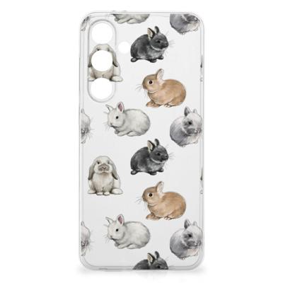 TPU Hoesje voor Samsung Galaxy S24 FE Konijntjes TPU Hoesje voor Samsung Galaxy S24 FE Konijntjes