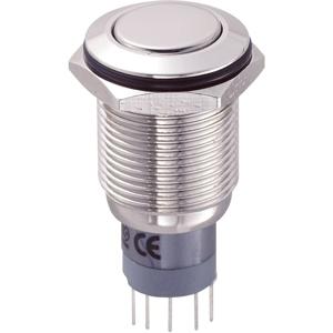 TRU COMPONENTS 701978 LAS2GQF-11Z/N/P Vandalismebestendige drukschakelaar 250 V/AC 3 A 1x aan/aan Continu 1 stuk(s)