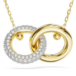 Swarovski 5668820 Ketting Dextera goudkleurig-wit 38-45 cm