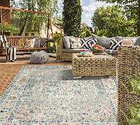 Salsa Vintage Vloerkleed Voor Binnen en Buiten Grijs-120 x 170 cm