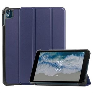 Tri-Fold Series Nokia T10 Smart Folio Case - Blauw