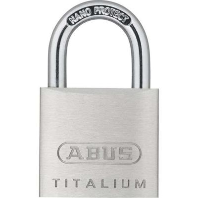 Hangslot - ABUS - 64TI/30 Titalium - Aluminium behuizing - Paracentrische sleutel - Gemiddeld diefstalrisico