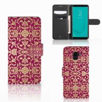 Wallet Case Samsung Galaxy J6 2018 Barok Pink