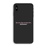gij beslist: iPhone XS Biologisch afbreekbaar hoesje