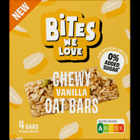 BitesWeLove Chewy Oat Bar Vanilla 4X30g bij Jumbo