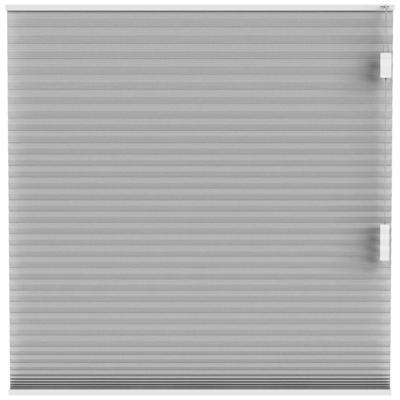 Leen Bakker - Fenstr Plisségordijn Brisbane Dubbel 25mm Lichtdoorlatend - Licht (20026) - Polyester - Grijs - 120x10x10 Cm