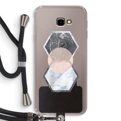 Creatieve toets: Samsung Galaxy J4 Plus Transparant Hoesje met koord