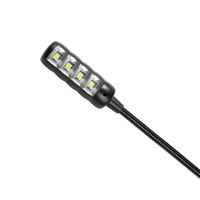Adam Hall SLED 2 ULTRA USB LED dual zwanenhals-lamp met USB-connector - thumbnail