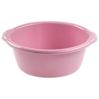 Kunststof teiltje/afwasbak rond 25 liter oud roze - Afwasbak - thumbnail