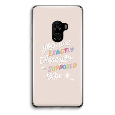 Right Place: Xiaomi Mi Mix 2 Transparant Hoesje