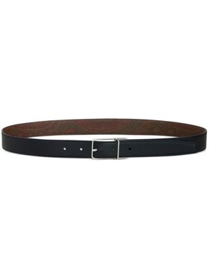 ETRO ceinture réversible à motif cachemire - Noir