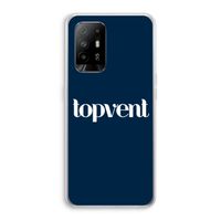 Topvent Navy: Oppo A95 5G Transparant Hoesje