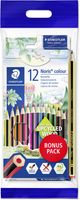 Staedtler Noris Club 144 Set Zwart, Blauw, Bordeaux, Bruin, Groen, Lichtblauw, Lichtgroen, Oranje, Perzik, Rood, Violet, Geel 13 stuk(s) - thumbnail