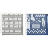 Creativ Company Deco folie en transfervel, vuurtoren, vel 15x15 cm, blauw, zilver, 2x2 vel/ 1 doos