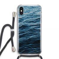 Oceaan: iPhone XS Max Transparant Hoesje met koord