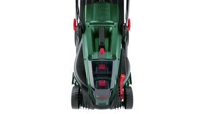 Bosch Home and Garden UniversalRotak 2x18V-37-550 solo Grasmaaier Accu Zonder accu 2 x 18 V Snijbreedte max. 37 cm Geschikt voor 550 m²