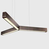 Anour Y Model Hanglamp - Gebruind koper