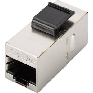 Digitus RJ45 / RJ45-koppeling Netwerk Adapter CAT 5e [1x RJ45-bus, RJ45-bus 8p8c - 1x RJ45-bus, RJ45-bus 8p8c] Nikkel