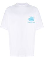 BLUE SKY INN embroidered-logo cotton T-shirt - Blanc - thumbnail