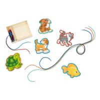 Melissa & Doug borduren op hout dieren