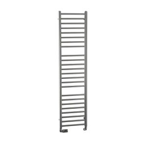 Handdoekradiator Sapho Dina Recht 40x156 cm Metallic Antraciet Sapho